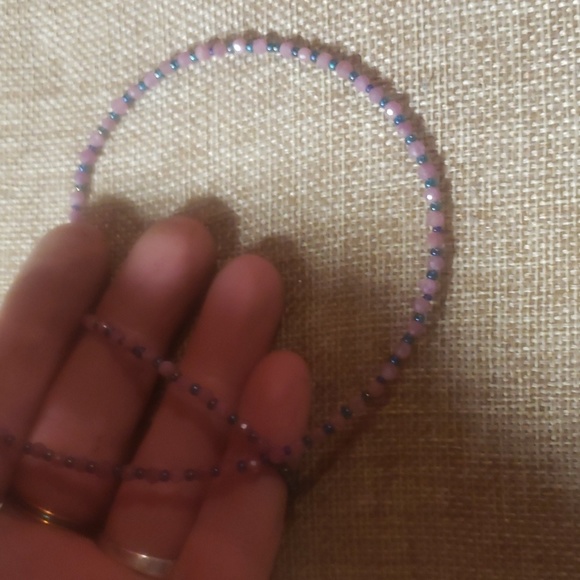 Nstural ruby choker necklace handmade - Picture 4 of 8